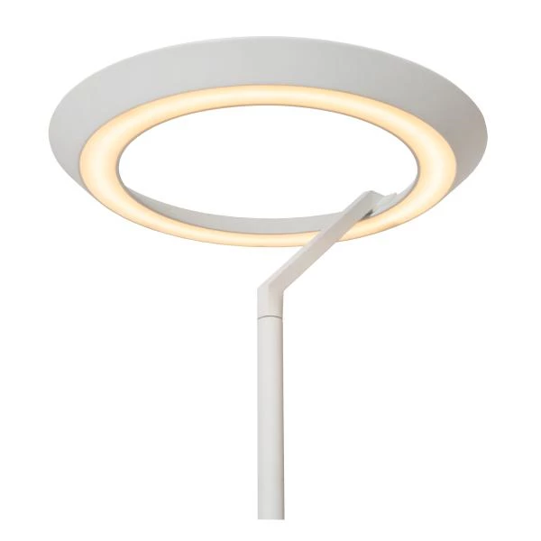 Lucide CELESTE - Floor lamp - Ø 28 cm - LED Dim. - 1x21W 2700K - White - detail 2